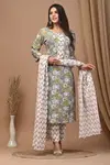 Si 340 Cotton With Printed Kurti With Bottom Dupatta Wholesale Suppliers In Mumbai